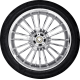 Coastal Moto Atlantic Rear Wheel - Chrome (18") | Dunlop Tire (180/55B18) - 0336-0013  PKG-ATL185CH-ABST